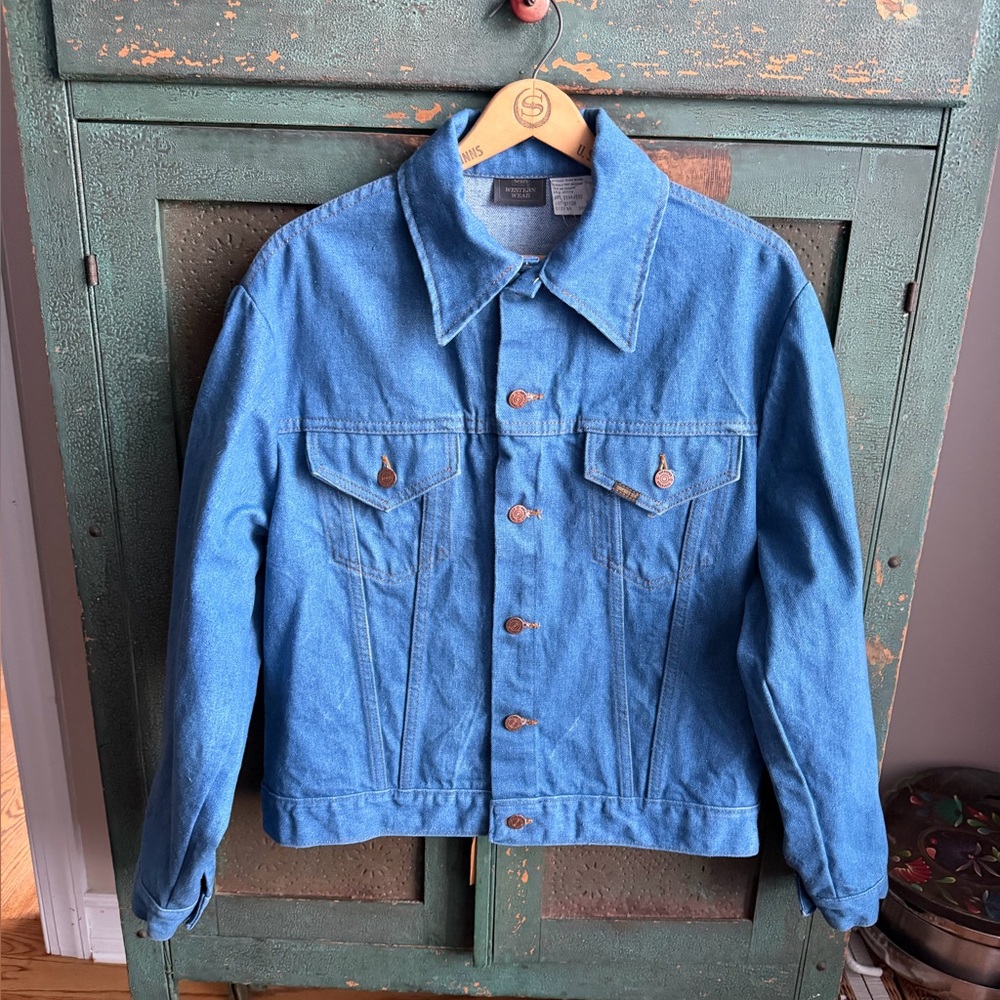 Vintage 70s Sears Western Wear Denim Jacket
